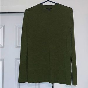 Cos slim fit sweater, 100% fine wool, green size S